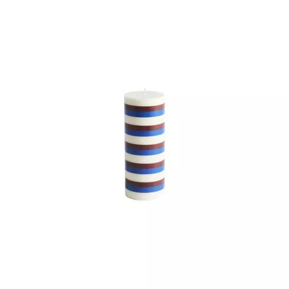 Bougie bloc Column en Cire, Stéarine – Couleur Multicolore – 7 x 7 x 20 cm