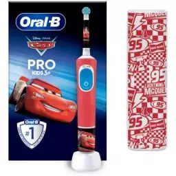 Brosse à dents électrique ORAL-B Vitality Pro Kids Cars + Etui de voyage