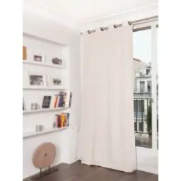Rideau phonique thermique occultant beige 140×260