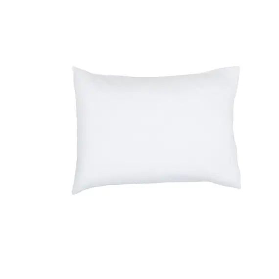 Taie d&rsquo;oreiller en coton blanc 50×70
