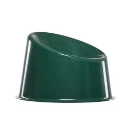 Fauteuil bas en Plastique, Polypropylène – Couleur Vert – 83.49 x 83.49 x 54 cm – Designer Verner Panton