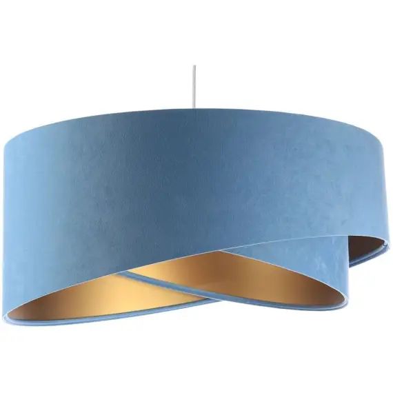 Suspension Tissu Bleu 50x50x105 cm