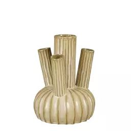 Vase en céramique beige H27