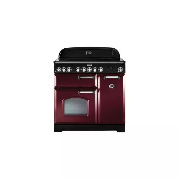 Piano de cuisson Falcon ROUGE AIRELLE CHROME 90 CM VITROCERAMIQUE CDL90ECCY/C-EU