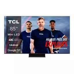 TV LED Tcl 4K QLED Mini-LED 144Hz 85C805 2023