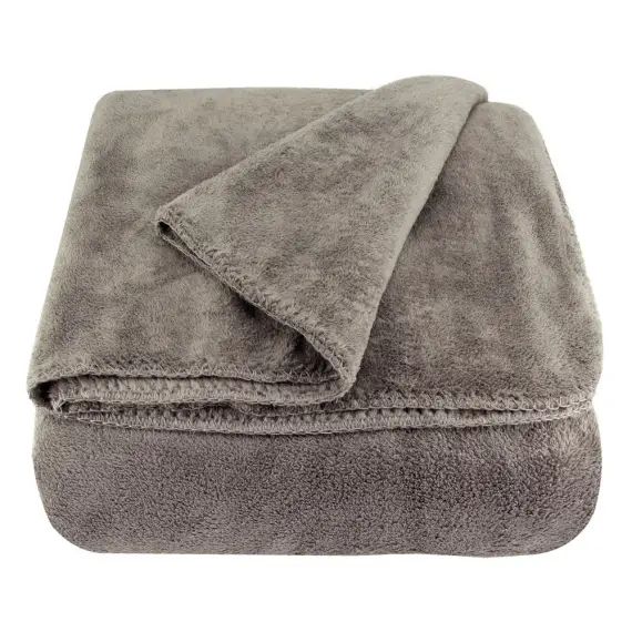 Plaid taupe 150×230