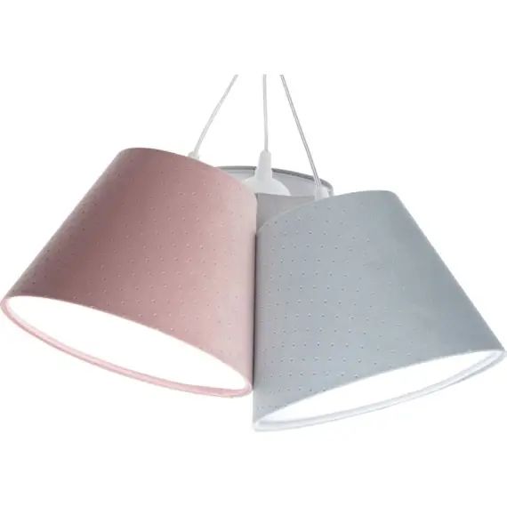 Suspension Tissu Multicolore Ø 16/26 cm – H19 cm