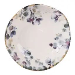 lot de 6 – Assiette creuse 19 cm en faïence décoré