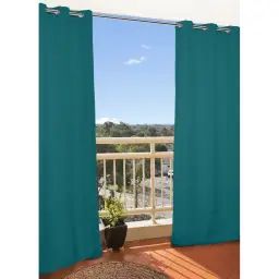 Rideau extérieur bleu 135×250