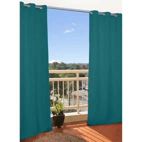Rideau extérieur bleu 135×250