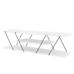Meuble tv canaz blanc