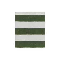 Serviette de bain vert en coton organique H100x50cm
