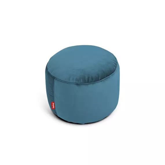 Pouf Point en Tissu, Mousse – Couleur Bleu – 52.41 x 52.41 x 35 cm – Designer Jukka Setälä
