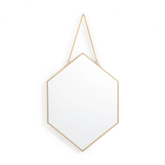 Miroir forme hexagonale Uyova