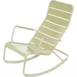 Rocking chair Luxembourg en Métal, Aluminium laqué – Couleur Vert – 50 x 50 x 99 cm – Designer Frédéric Sofia