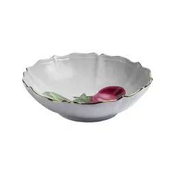 Saladier Vieux en Céramique, Porcelaine – Couleur Multicolore – 23.81 x 23.81 x 7.5 cm