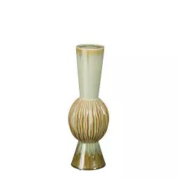 Vase en céramique vert clair H40,5
