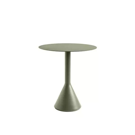 Table ronde Palissade en Métal, Acier laqué époxy – Couleur Vert – 86.4 x 86.4 x 74 cm – Designer Ronan & Erwan Bouroullec