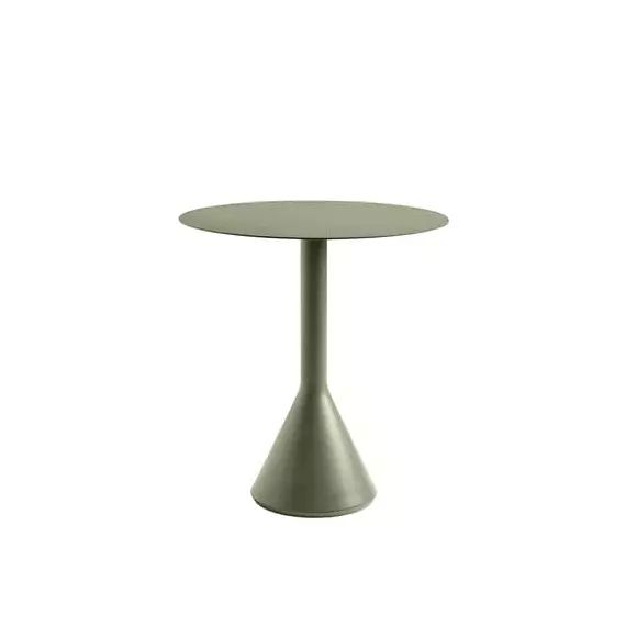 Table ronde Palissade en Métal, Acier laqué époxy – Couleur Vert – 86.4 x 86.4 x 74 cm – Designer Ronan & Erwan Bouroullec