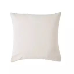 Housse de coussin 40×40 cm Ivoire