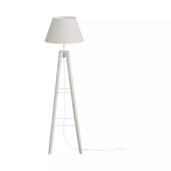 Lampadaire H. 155 cm ZAKINA Blanc antique