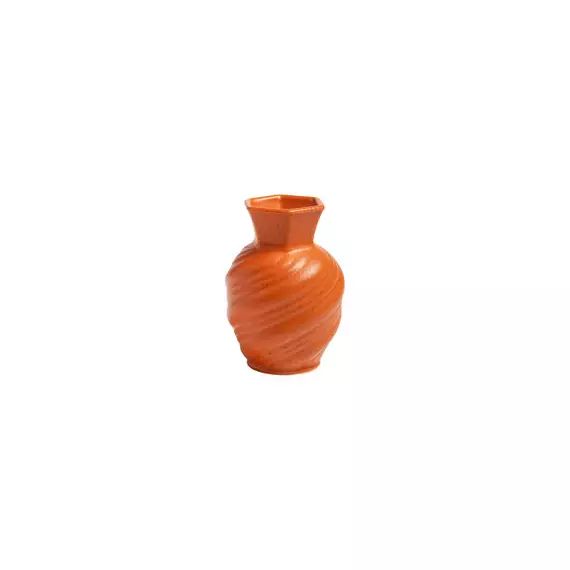 Vase Vases en Céramique, Porcelaine – Couleur Orange – 9 x 9 x 12 cm