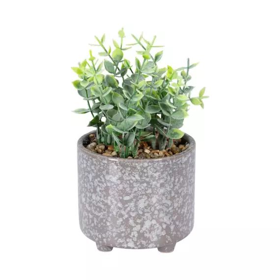 Plante artificielle H. 20 cm UMILA Gris vert