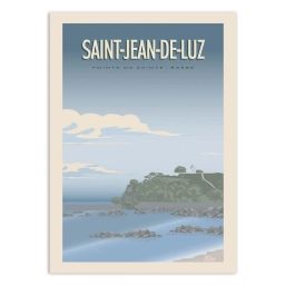 SAINT-JEAN-DE-LUZ – TURO –  Affiche d’art 50 x 70 cm