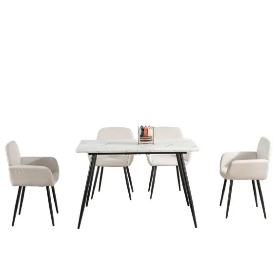 Lot de 2 tabourets de bar avec siège en PVC réglable et pivotant noir