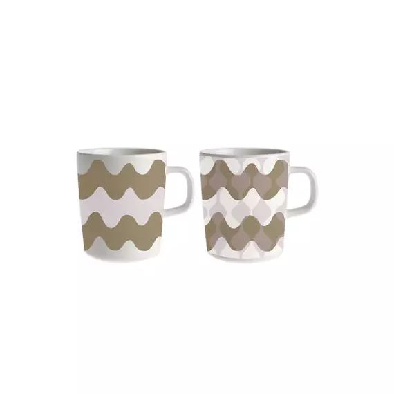 Mug Tasses & mugs en Céramique, Grès – Couleur Marron – 18.17 x 18.17 x 9.5 cm – Designer Maija Isola
