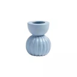 Vase Vases en Céramique – Couleur Bleu – 7.5 x 7.5 x 9.5 cm