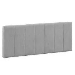 Tête de lit tapissée  140×60 cm couleur gris, 8 cm d’épaisseur