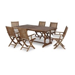 Salon de jardin table extensible 180/240×100 et 8 chaises