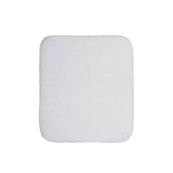 Tapis de bain doux blanc coton 60×100