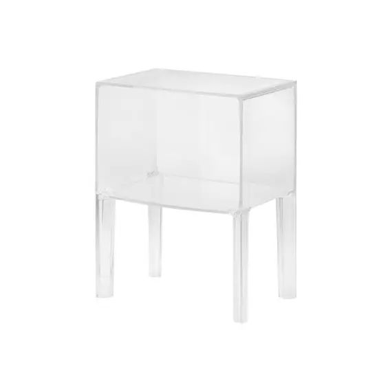 Table de chevet Ghost en Plastique, PMMA – Couleur Transparent – 50 x 40 x 57 cm – Designer Philippe STARCK with Eugeni QUITLLET