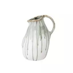 Vase Vases en Céramique, Grès – Couleur Blanc – 22.1 x 22.1 x 19 cm