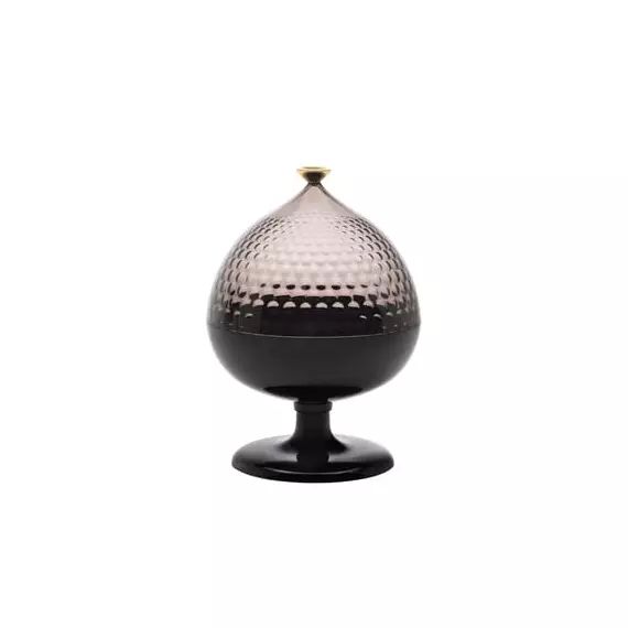 Centre de table Pumo en Plastique, Technopolymère – Couleur Noir – 34.76 x 34.76 x 29 cm – Designer Fabio Novembre