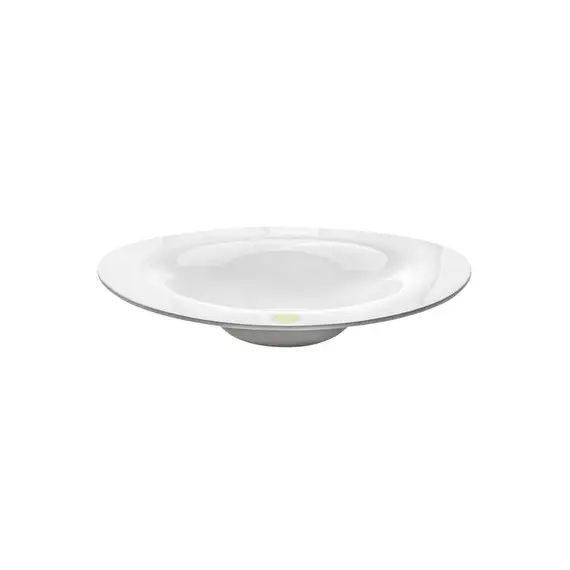 Assiette creuse I.D.Ish by D’O en Plastique, Mélamine – Couleur Blanc – 25 x 40 x 5.3 cm – Designer Davide Oldani