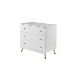 Commode 3 tiroirs blanc