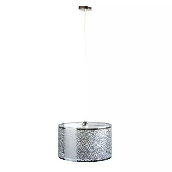 Lampe en suspension en métal avec cercles ronds