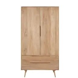 Dressing 2 portes 2 tiroirs en manguier massif Trocadero