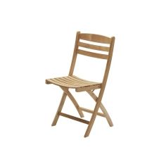 Chaise d’extérieur pliable en bois de teck