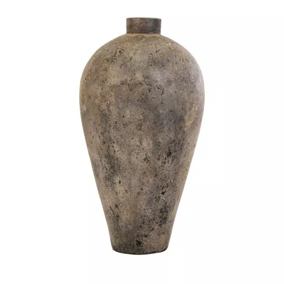 Vase en terre cuite 80x40cm brun