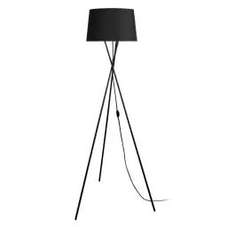 Lampadaire métal noir
