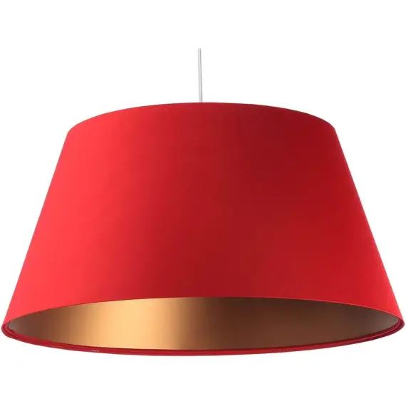 Suspension Tissu Rouge 50x50x27 cm