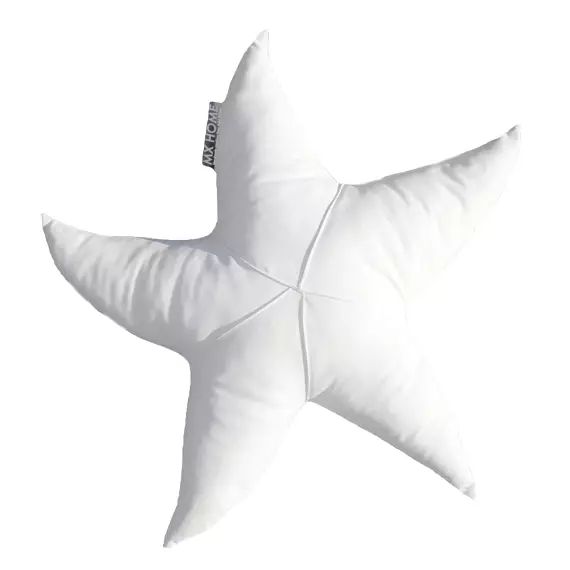 Coussin extérieur étoile de mer blanc