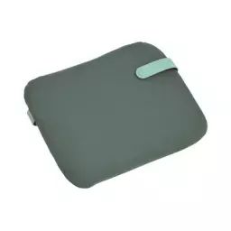 Galette de chaise Color Mix en Tissu, Tissu acrylique – Couleur Vert – 38 x 33.02 x 33.02 cm