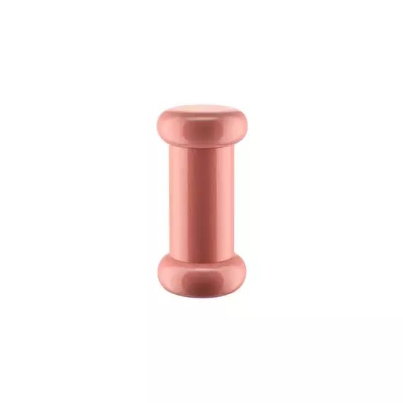 Moulin à sel et poivre  100 Values Collection en Bois, Hêtre massif tourné certifié FSC – Couleur Rose – 12.16 x 12.16 x 15 cm – Designer Ettore Sottsass