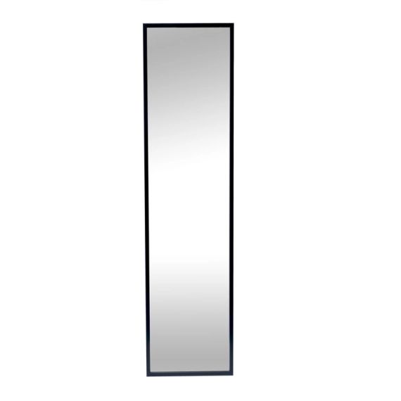 Miroir rectangulaire Pure noir, l.40 x H.160 cm