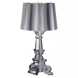 Lampe de table en Plastique, ABS chromé – Couleur Gris – 44 x 43 x 70 cm – Designer Ferruccio Laviani